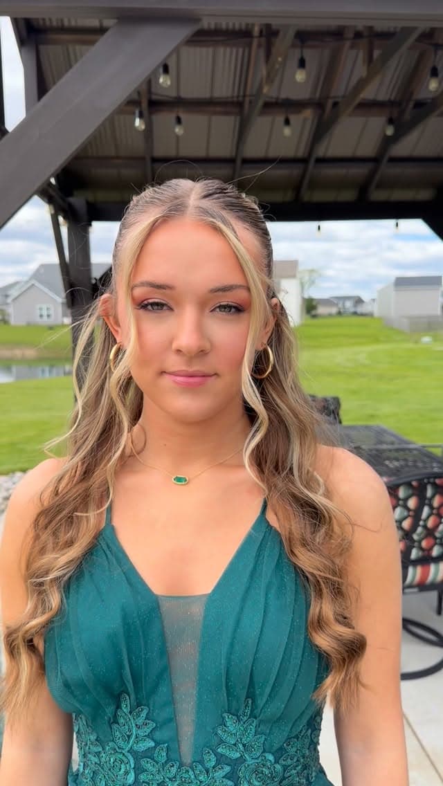 Full glam makeup look for a special event